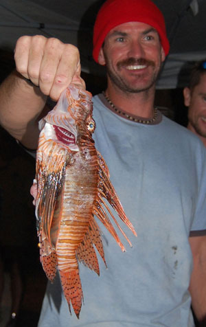 lionfish caught during derby