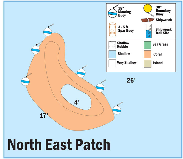 Map of Buoys at North East Patch