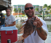 Team "Key Dives" caught the biggest lionfish of the 2011 upper Florida Keys derby