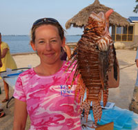 biggest lionfish caught during the Long Key derby