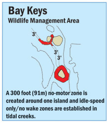 map of Bay Keys
