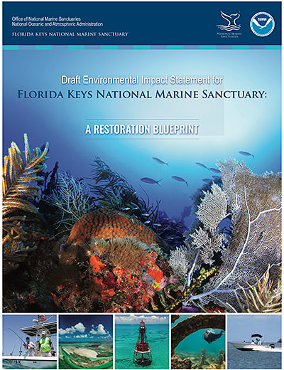 cover of the DRAFT Environmental Impact Statement for florida keys national marine sanctuary