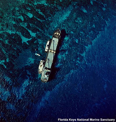 aerial view of m/v wellwood