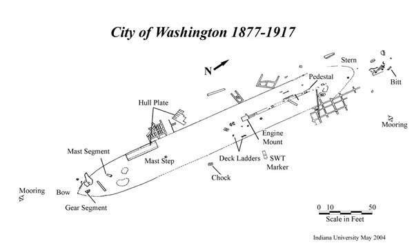 City of Washington site map