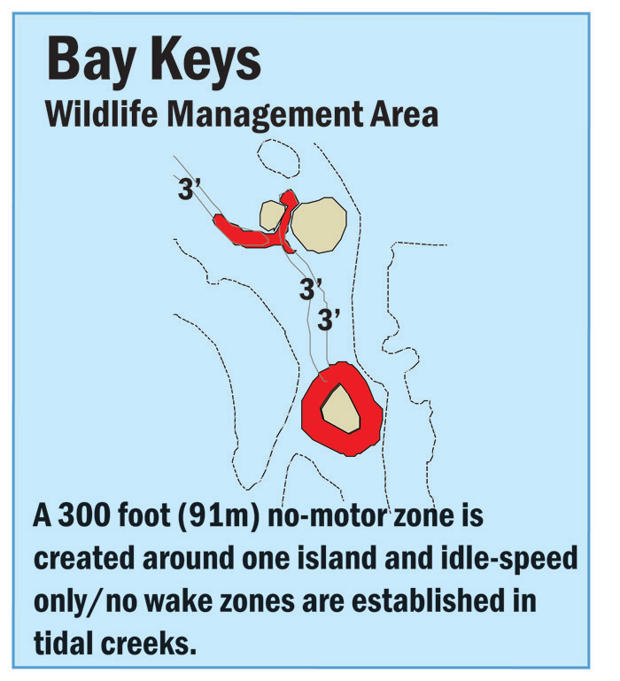 Map of Bay Keys Wildlife Management Area