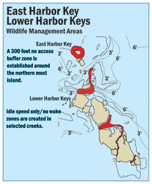 map of East Harbor Key Wildlife Management Area