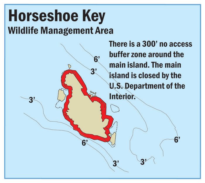 Map of Horseshoe Key Wildlife Management Area